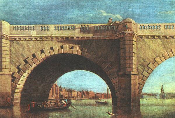 Part of Old Westminster Bridge, Samuel Scott